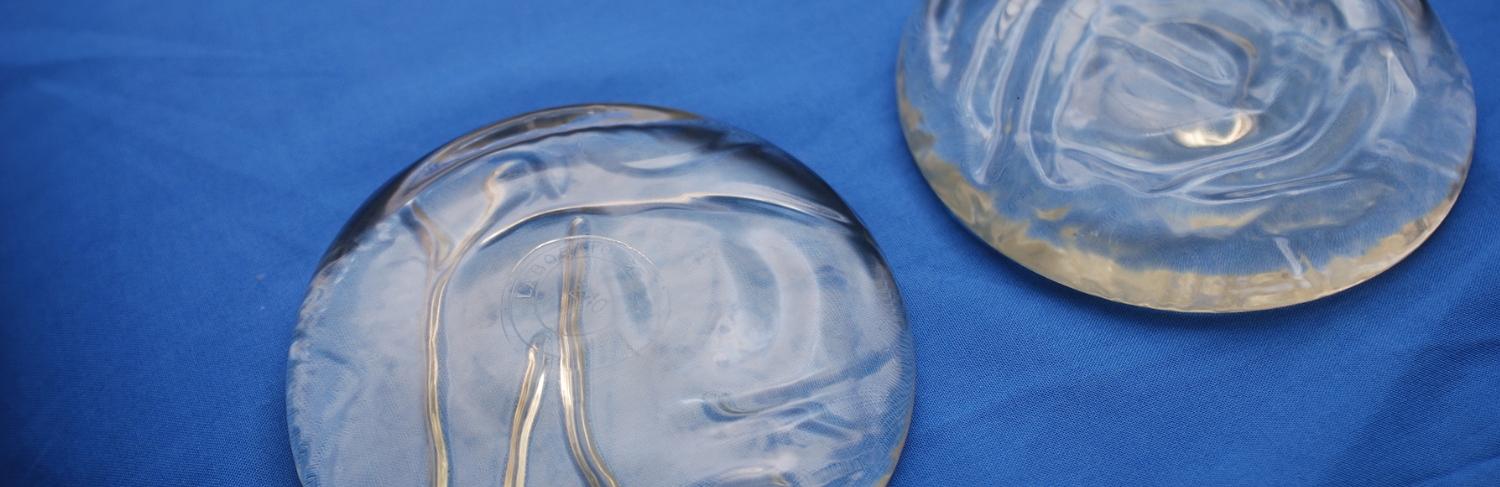 Exemplo de prótese de silicone.